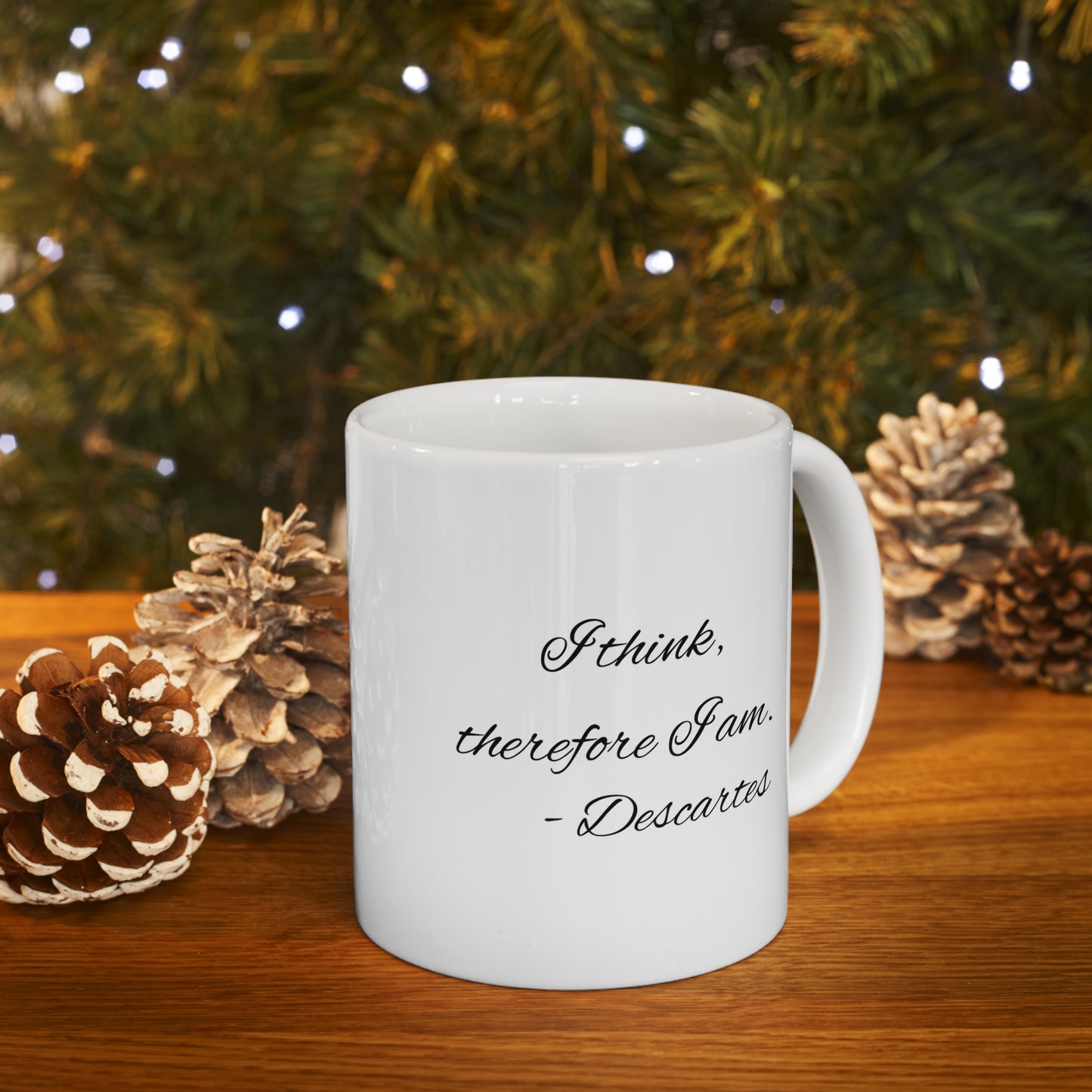 Descartes Philosophy Ceramic Mug 11oz