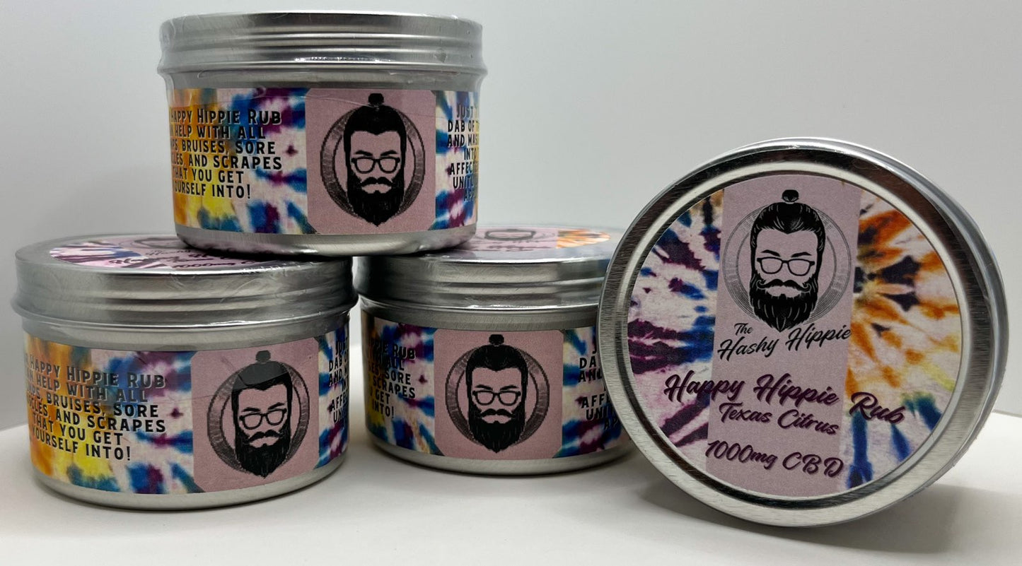 Happy Hippie Rub - 1000mg