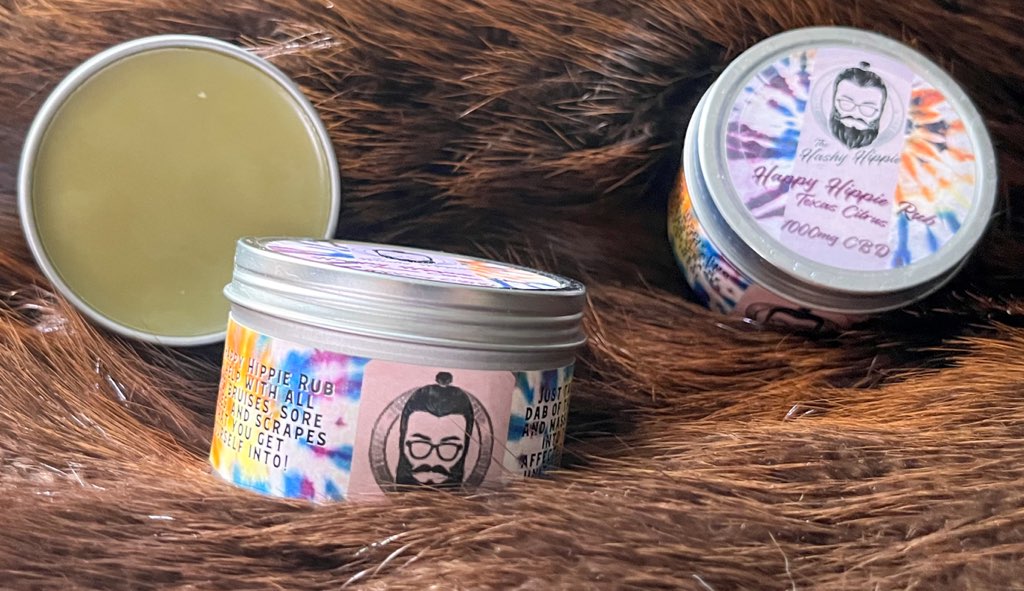 Happy Hippie Rub - 1000mg