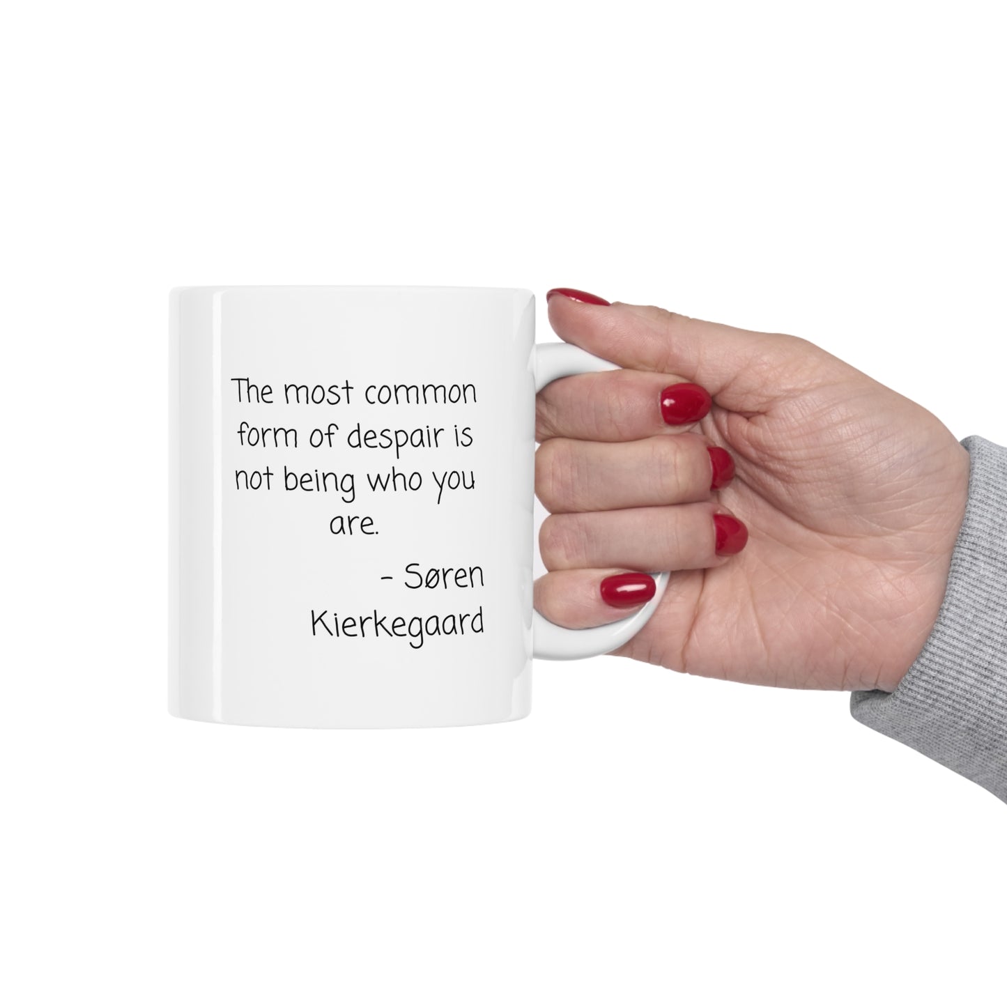 Kierkegaard Philosophy Ceramic Mug 11oz