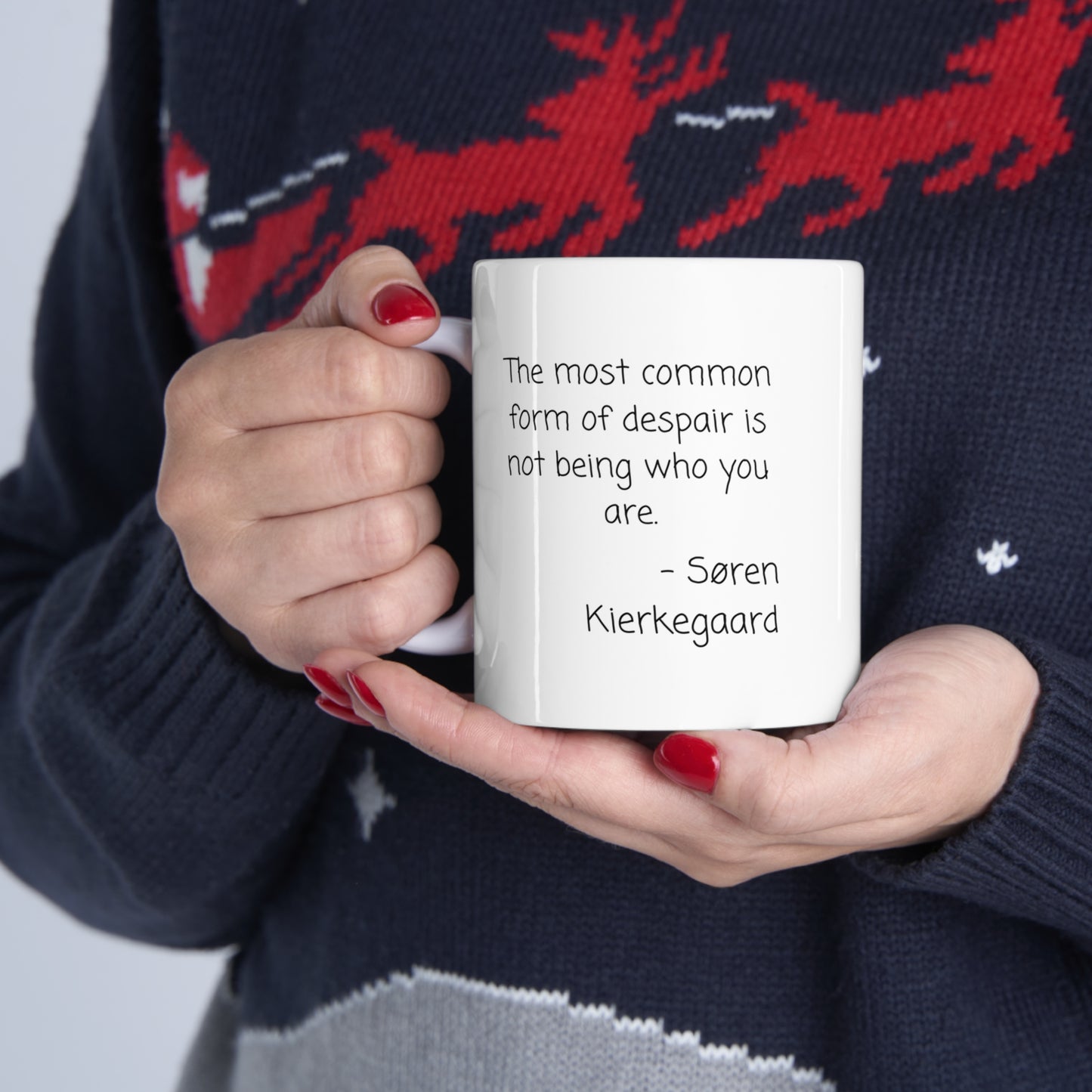 Kierkegaard Philosophy Ceramic Mug 11oz