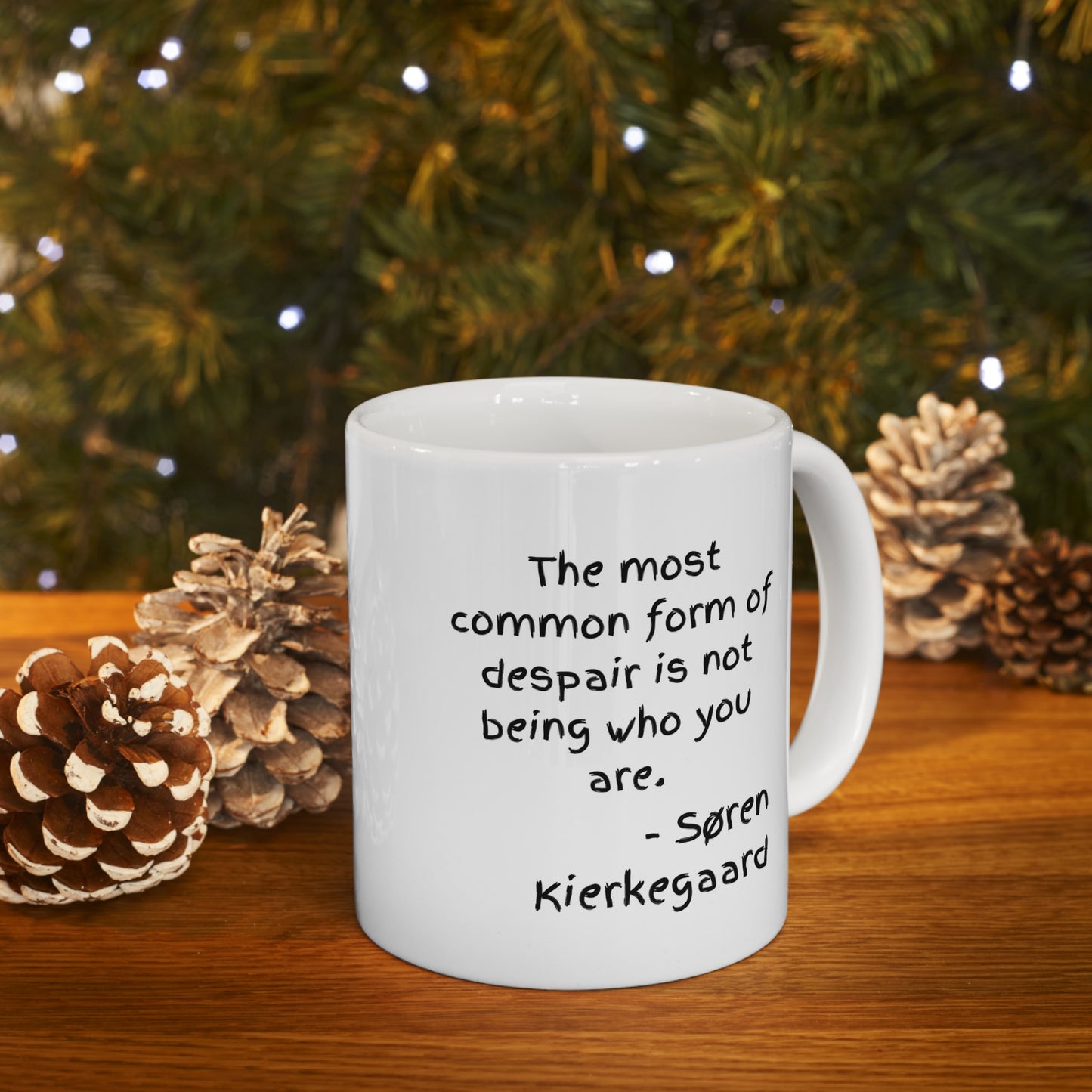 Kierkegaard Philosophy Ceramic Mug 11oz