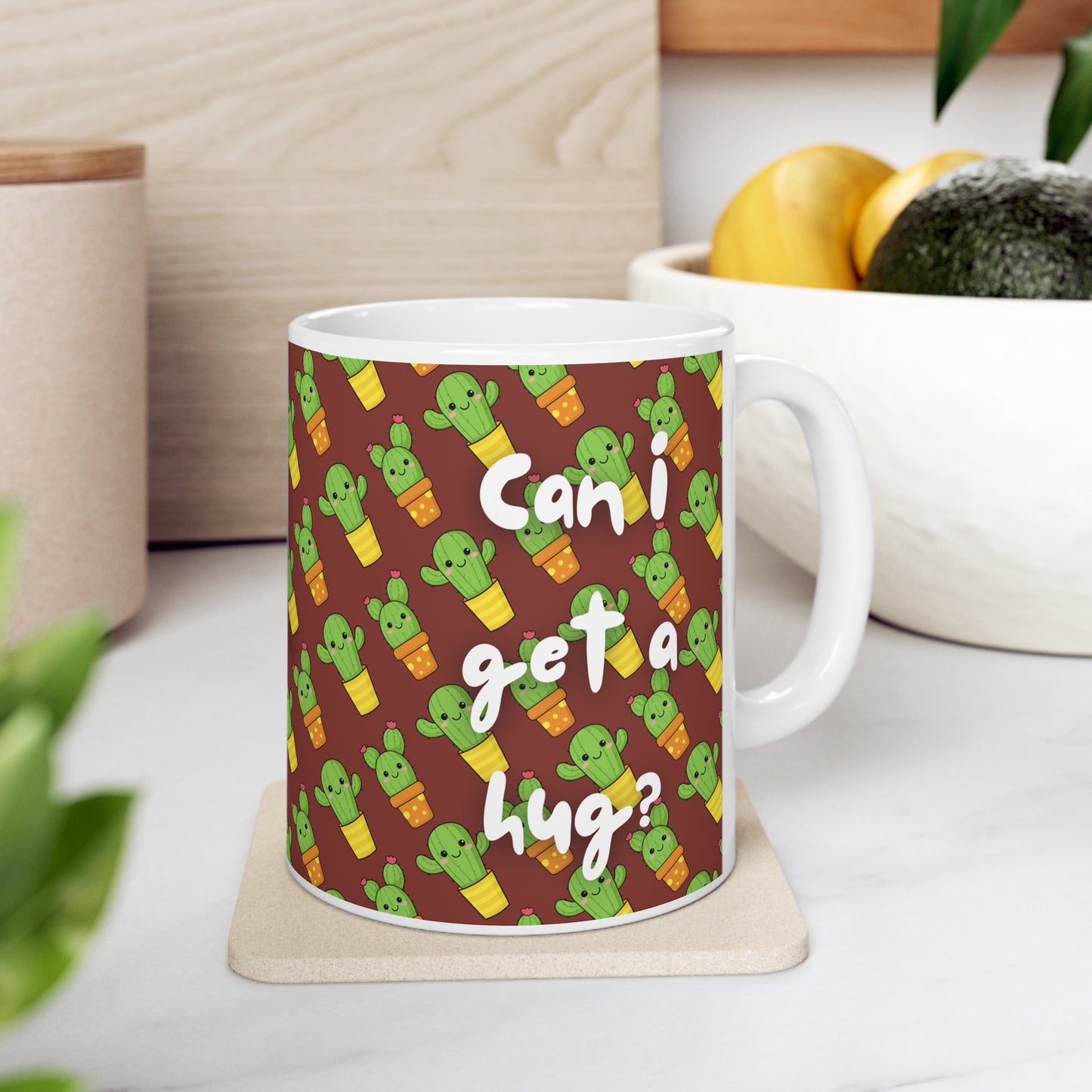 Can I Get A Hug Cactus Mug 11oz
