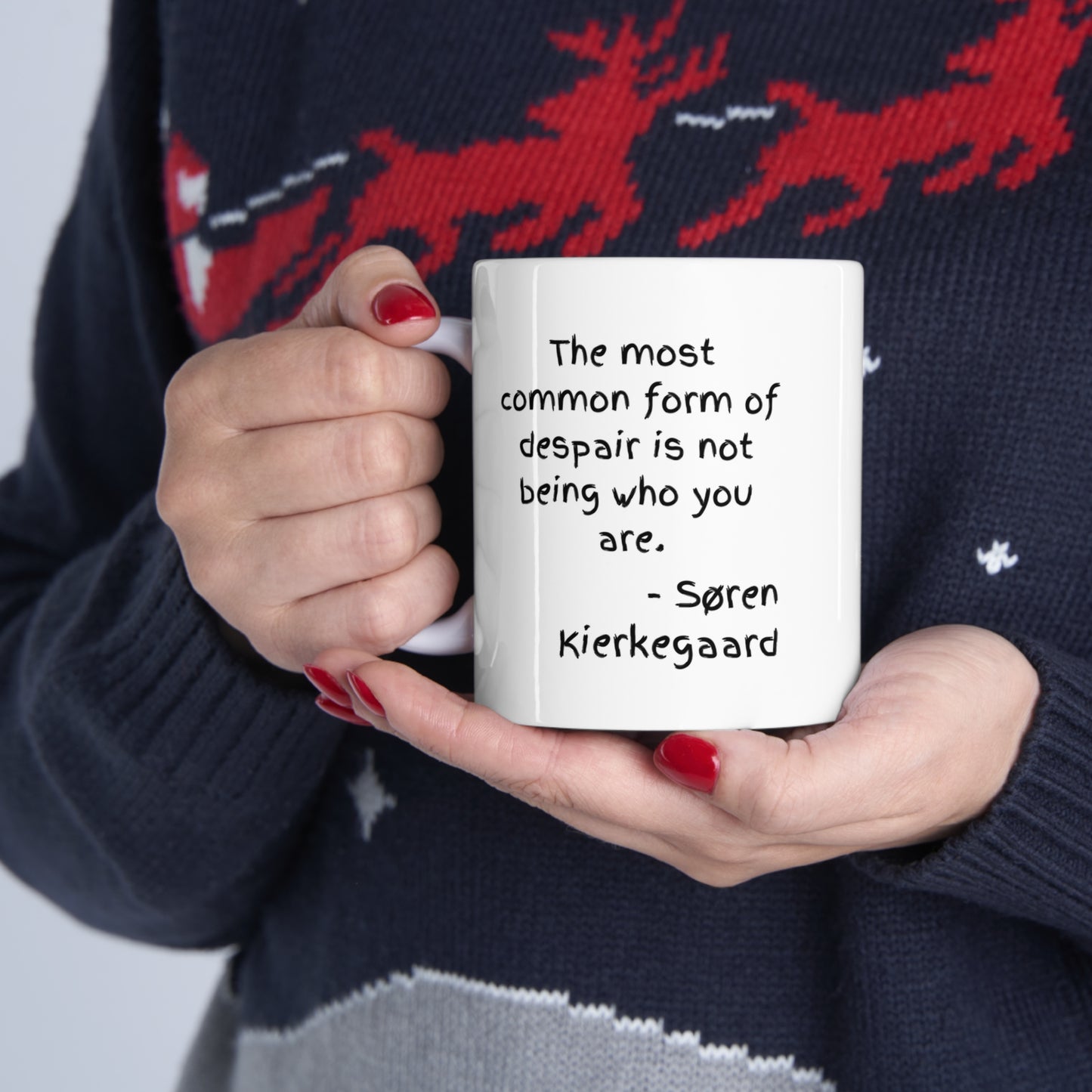 Kierkegaard Philosophy Ceramic Mug 11oz