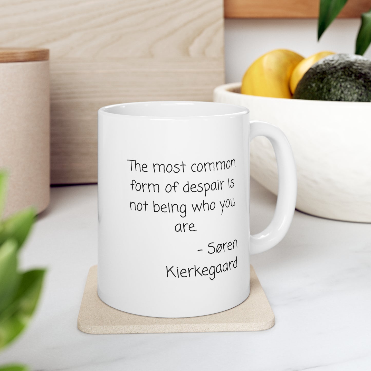 Kierkegaard Philosophy Ceramic Mug 11oz