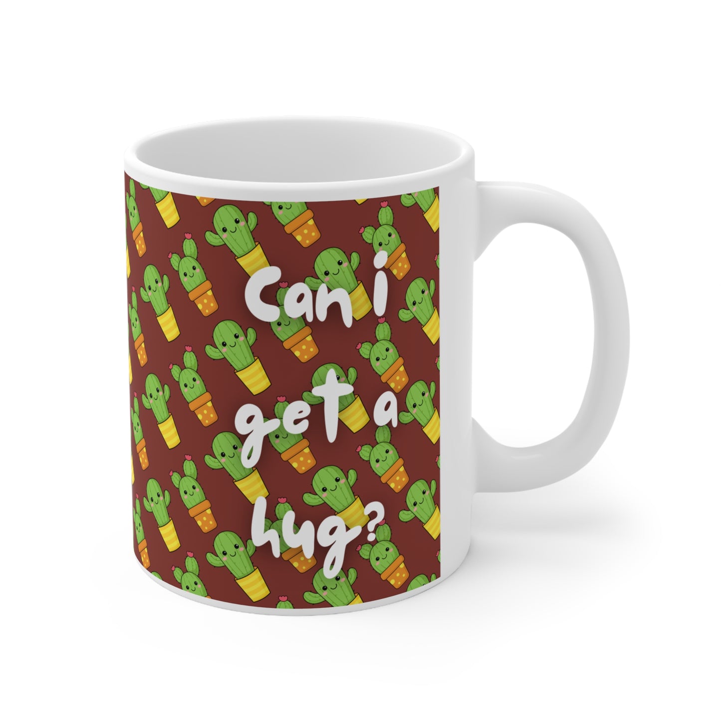Can I Get A Hug Cactus Mug 11oz
